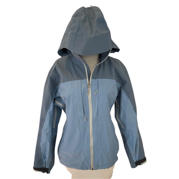 Arc’teryx SL Series Two-Tone Glacier Blue GORE-TEX Hardshell Jacket VTG Medium - Picture 4 of 16